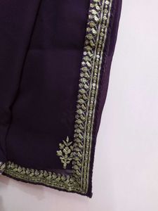 Party Wear Gown with Dupatta  (XS)