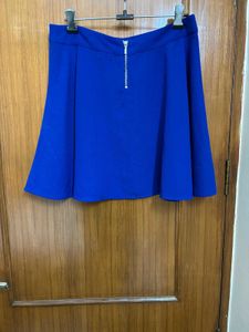 Vibrant Blue Skater Skirt