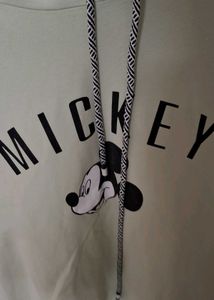 Light Green Mickey Mouse Hoodie