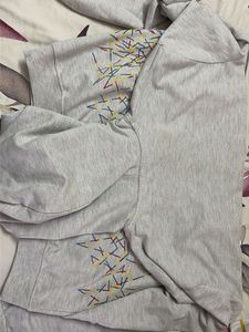 Grey Graphic Hoodie
