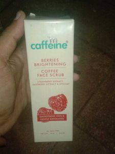 Caffeine Berries Brightening Coffee Face Scrub
