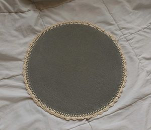 set of 3 jute round table placemats
