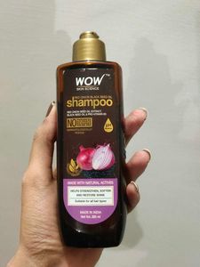 Wow Red Onion Black Seed Oil Shampoo - 200 ml
