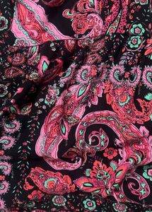Bohemian Paisley Print Mini Dress