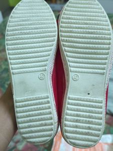 Red 'Heat Wave' Ballet Flats