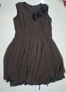 Chic Polka Dot Sleeveless Dress