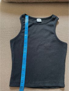 Black tank top