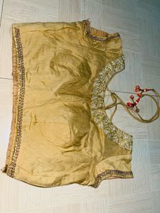 Sparkling Gold Embellished Blouse