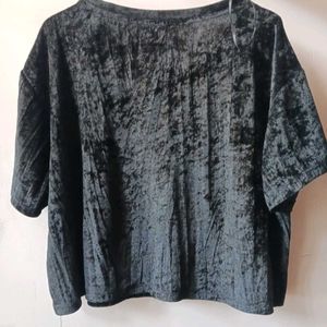 Black Velvet Top