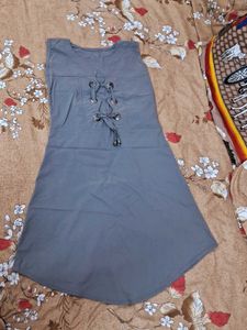 New Gray Casual Dress