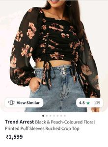 Myntra Trend Arrest Peach Top