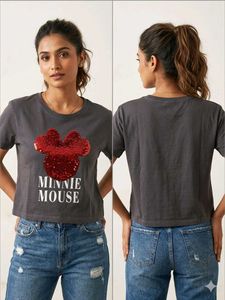 Minnie Mouse Sequin Graphic T-Shirt