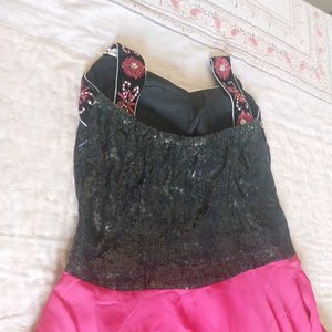 Stunning Pink party wear dress