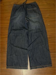 Denim Drawstring Trousers