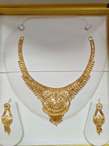 One Gram Gold Traditional Bridal Necklace set 1