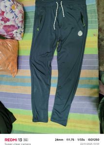 Men's Grey Casual Pants