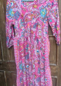 Bohemian Paisley Print Maxi Dress
