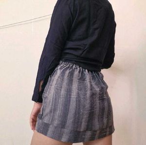 Denim Mini Skirt