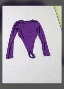 cute purple 💜 body suit
