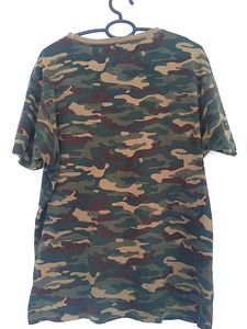 Olive Green Military Print Tshirt
