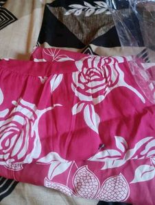 🌹 Rose Print Midi Dress