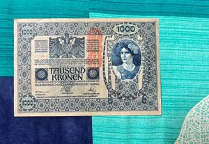 1000 Kronen Austria Hungary Very Old Rare