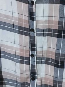 multicolored check shirt