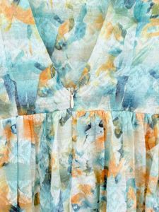 Summer Floral Print Mini Dress