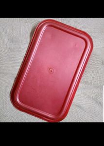Red Serving Tray