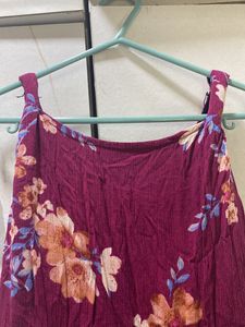 Long Dark Pink Gown