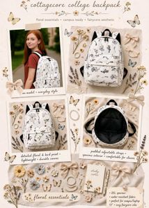 Floral Print Backpack only at 179