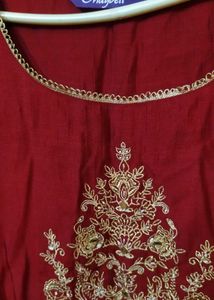 Maybell Kurta Maroon Colour