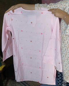 Pink Floral Kurta Set 🌸