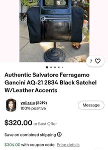 Salvatore ferragamo Gancini Handbag