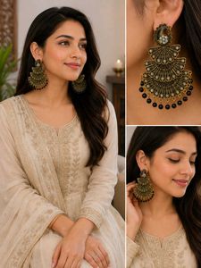 Trendy Elegant Peacock Chandelier Earrings