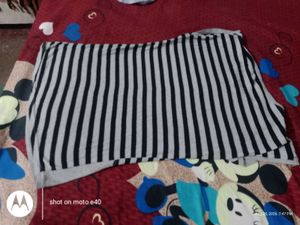 Striped Sleep Top with "Sweet Dreams" Graphic