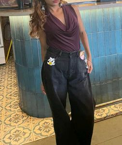 Halter neck Top Y2K drapped style