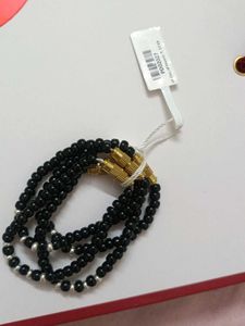Elegant Black Beaded Bracelet Set