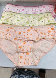 Cute Butterfly Print Panties (Set of 3)