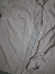 Classic White Button-Up Shirt