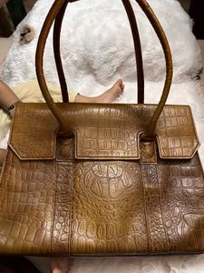Stylish Embossed Handbag