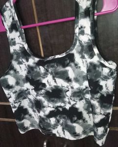 Tie-Dye Crop Tank Top