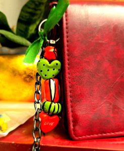 Unique Handmade Beaded Keychain