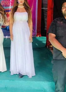Elegant White Evening Gown