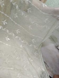 Embellished Net Dupatta