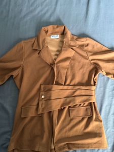 Brown Blazer top