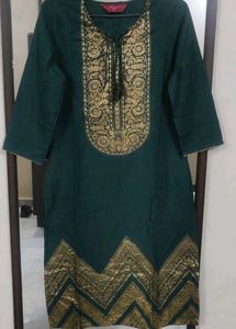 Green Kurta Women