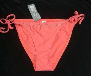 Coral Bikini Bottom / Panty