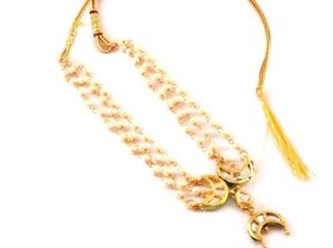 Chic Moon &amp; Pearl Layered Necklace