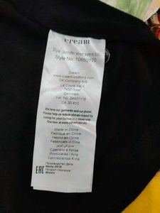 Premium Black Floral Print A-Line skirt